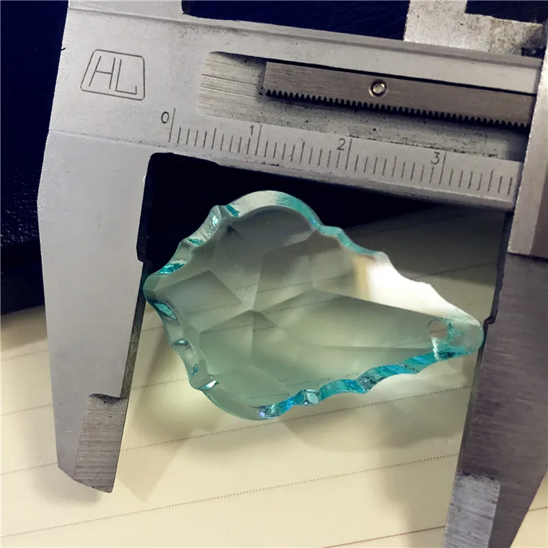 Небесно-Голубой 38 мм 80 шт. Хрустальный клен форма ремесла Искусство и коллекция