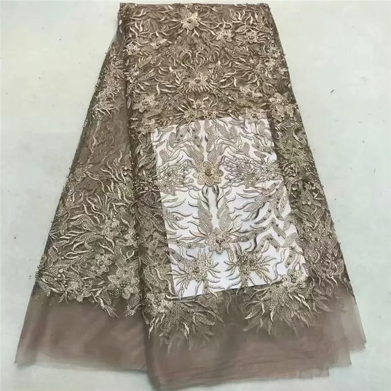 2018 Latest French Nigerian Laces Fabrics High Quality Tulle African Fabric Wedding Lace gold green | Дом и сад