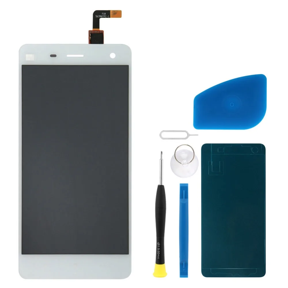 DIYFIX для Xiaomi mi 4 ЖК дисплей сенсорный экран планшета Ассамблеи без рамки с клеем