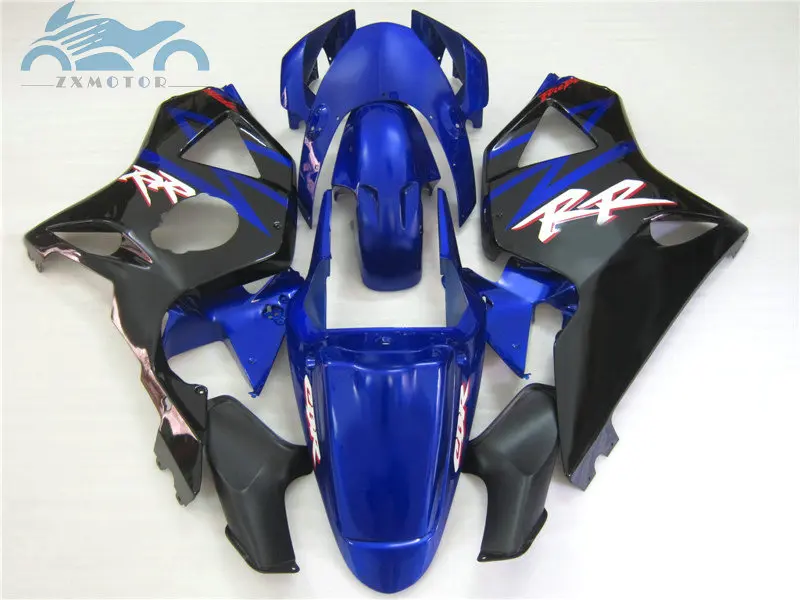 ABS пластик мотоциклов Обтекатели для CBR900RR 2002 2003 Цвет: черный синий fireblade