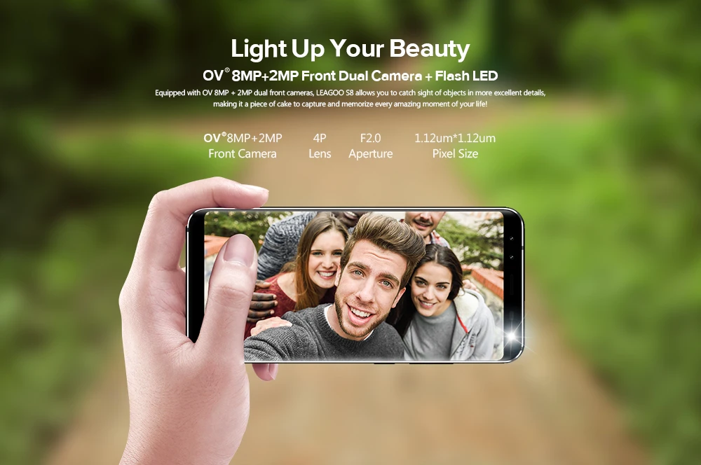LEAGOO S8 смартфон 5,72 ''HD+ ips 1440*720 экран Android 7,0 MTK6750 Восьмиядерный 3 ГБ+ 32 ГБ четырехъядерный камера отпечаток пальца 4G мобильный телефон