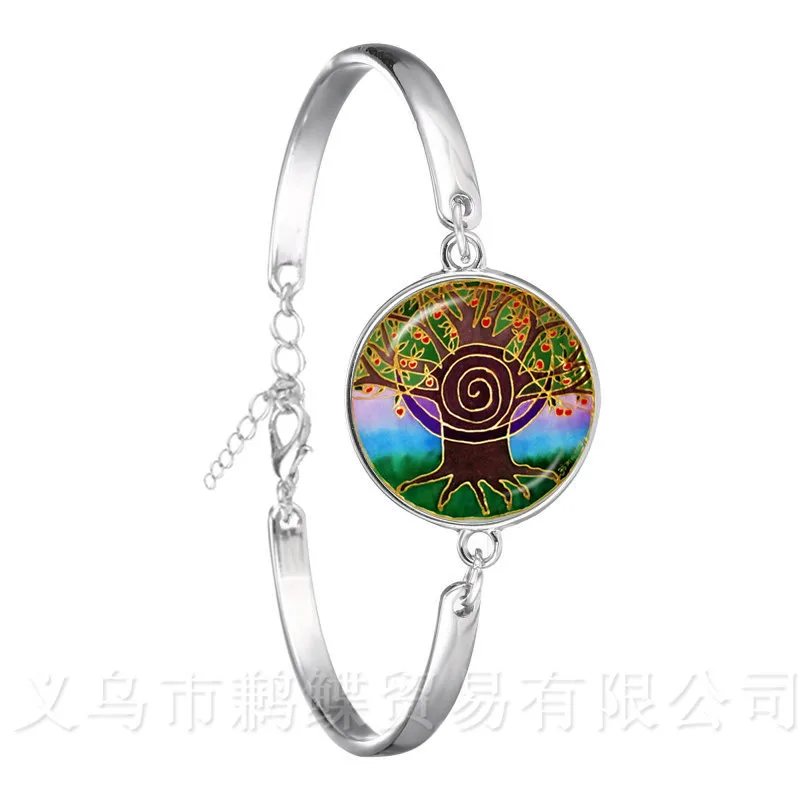 

Женский браслет, браслет с деревом жизни, венгерские ювелирные изделия, будапейский флаг, посеребренные браслеты-Цепочки, замечательные по...