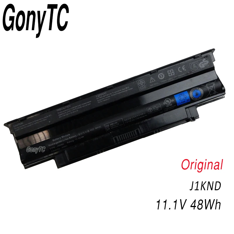 Black Ноутбук Батарея J1KND для DELL Inspiron N4010 N3010 N5040 N3110 N4050 N4110 N5010 N5010D N5110 N7010 N7110 M501 M501R - Цвет: Black