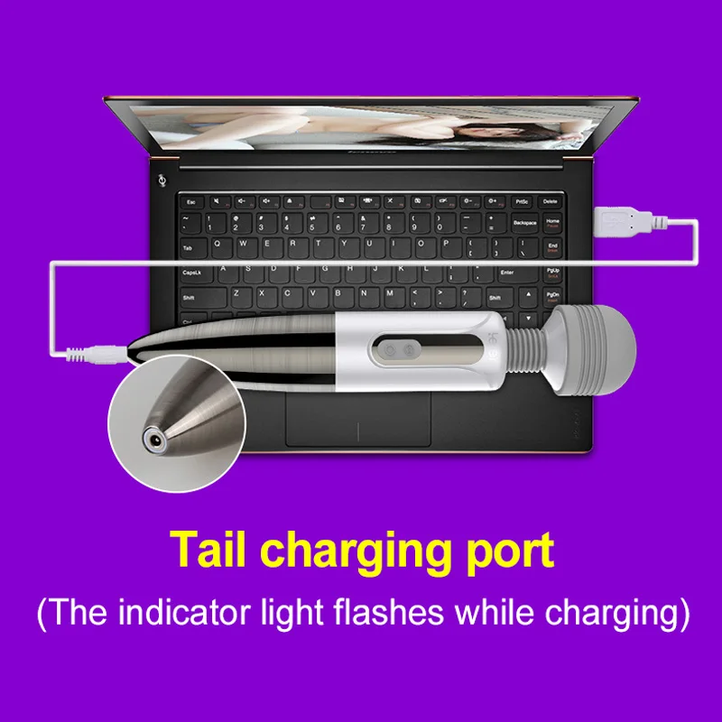 Мощный вибратор огромная головка AV массажер нагревательный перезаряжаемые