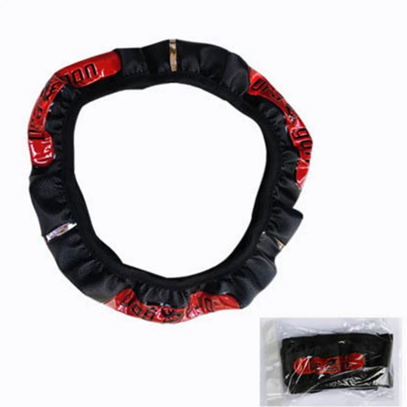 Универсальный светоотражающий ПУ Чехол рулевого колеса автомобиля-Стайлинг