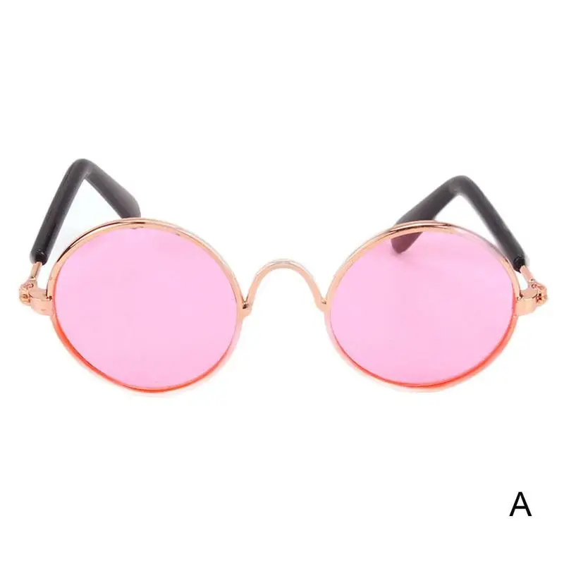 A Dongzhur 1:12 Doll House 18-inch Girl Doll Glasses Accessories Doll Decorative Toy Accessories - Цвет: A