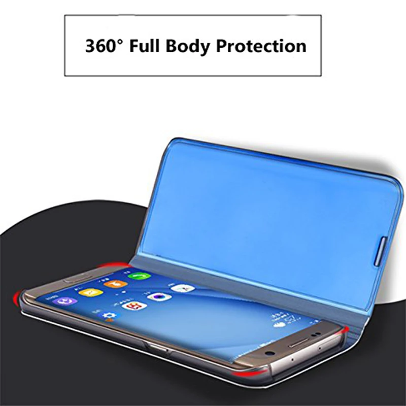Зеркальный чехол для Huawei Mate 9 10 Pro P Smart Nova 3i Y6 Y7 Y9 2018 Y5 P10 Plus P20 P8 P9 Lite телефона