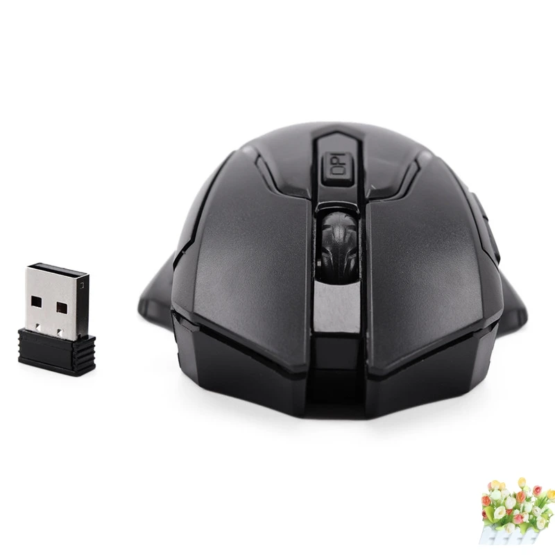 Черный/синий практичная 2 4 ГГц USB оптическая Беспроводной игровой Мышь