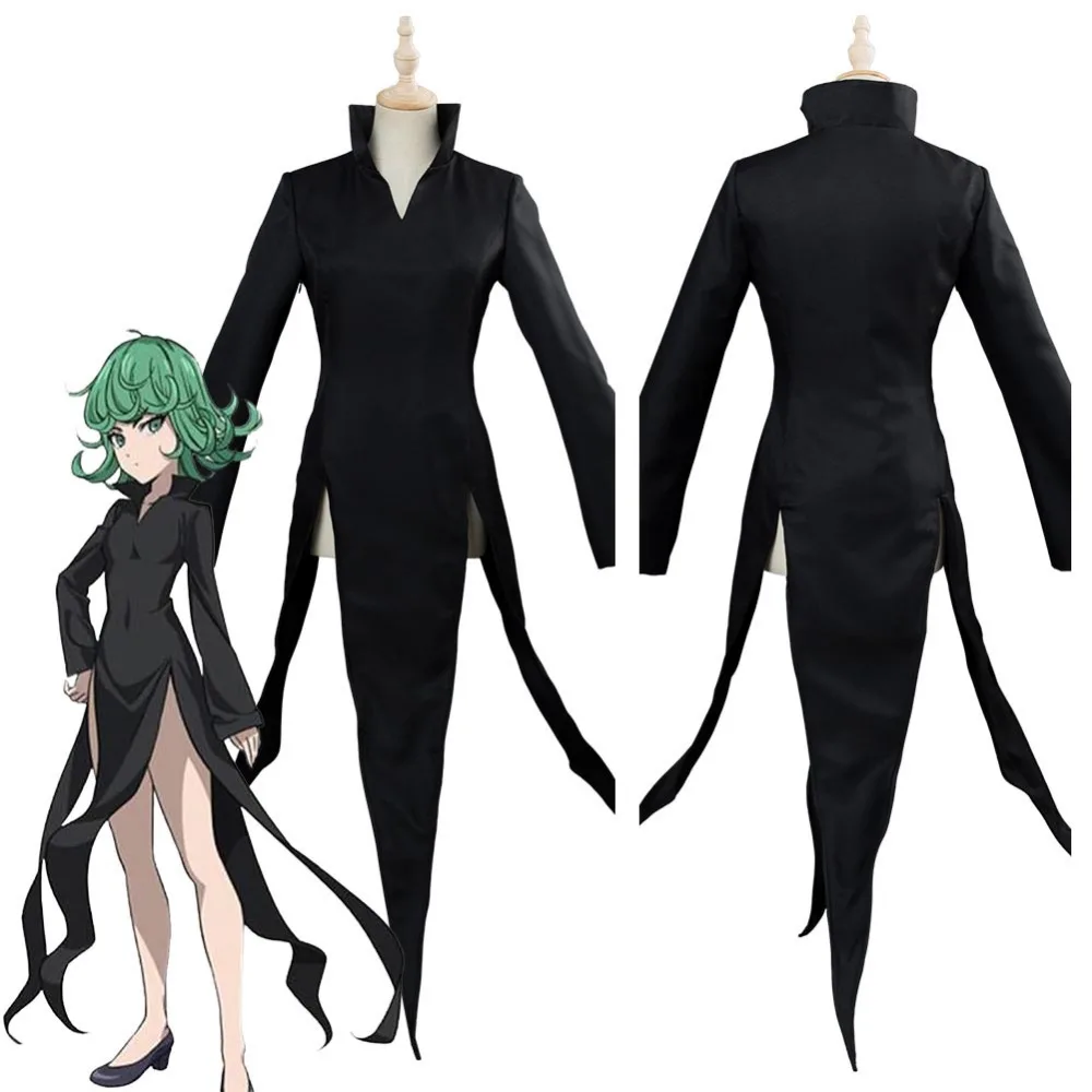 

Аниме ONE PUNCH MAN Косплей Tatsumaki Косплей Костюм Взрослые женщины платье Хэллоуин карнавал костюм