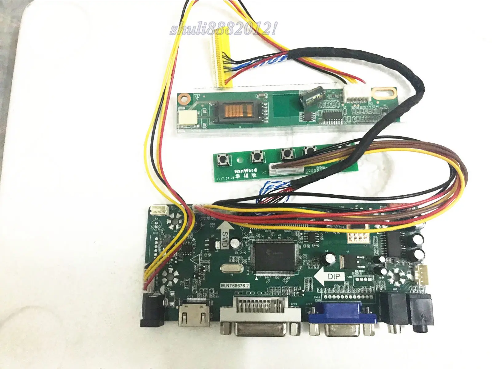 Новые M. NT68676 контроллер драйвер платы комплект(HDMI+ DVI+ VGA) для LTN156AT37-L01 30-контактный EDP lcd экран WLED 60 Гц 1366*768 15,6"