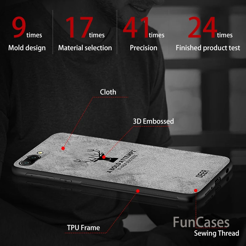 Fabic ткань чехол для телефона Huawei honor 8x9 lite 10 сзади Чехлы мангала силиконовый край в