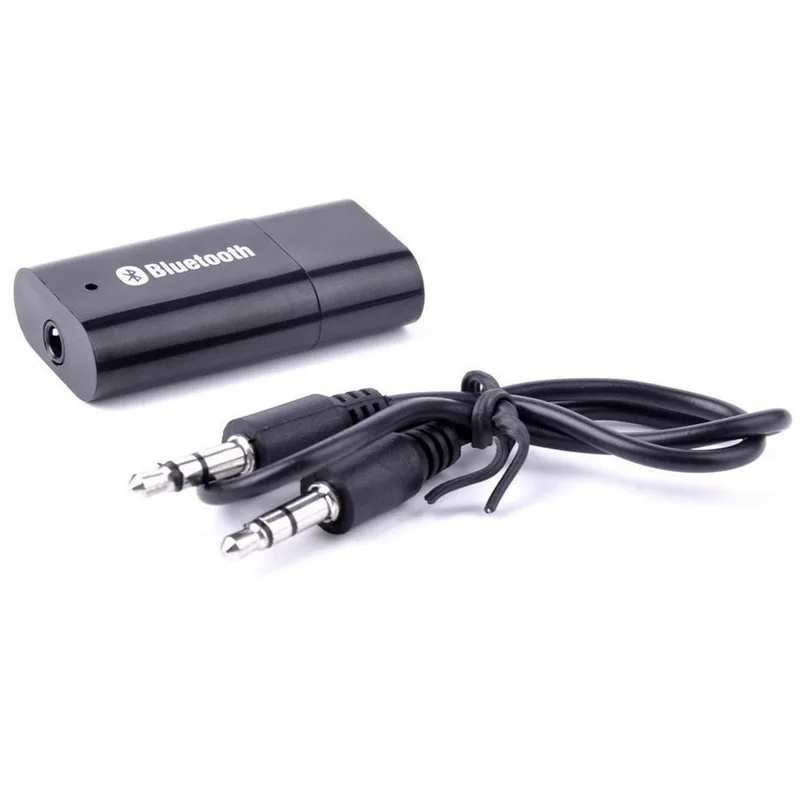 1 шт. Bluetooth музыкальный приемник 3,5 мм Bluetooth адаптер Bluetooth аудио приемник с питанием от USB черный