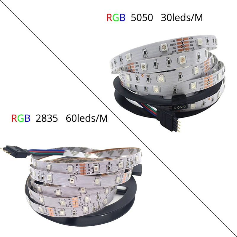 5 м 10 м 15 м водонепроницаемый светодиодный RGB ленточный светильник SMD 2835 5050 светильник с дистанционным управлением адаптер питания RGB Fita ленточный светильник светодиодный комплект лент