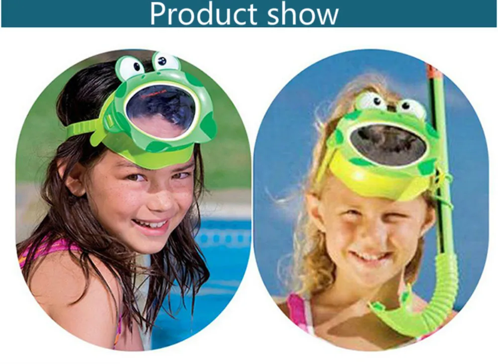Детская незапотевающая Складная маска для подводного плавания DMAR Frog|Маски