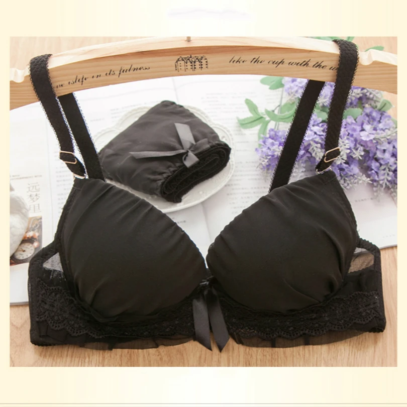 

Fashion Sexy Women Bra Adjustable Brassiere Seamless Lingerie Super Push Up Bra Colorful Gather Lace Strappy Bras For Women