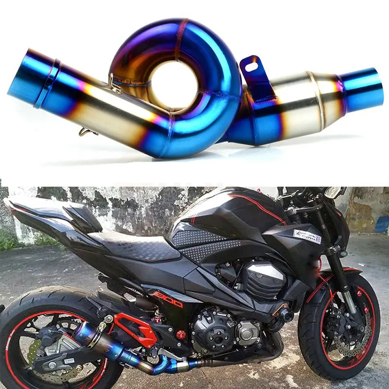 Z800 выхлопная труба 2013-2017 для Kawasaki из нержавеющей стали глушитель дБ убийца