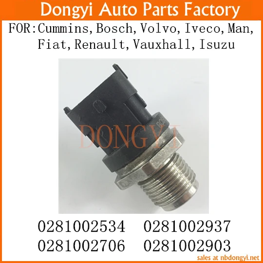 НОВЫЙ топливной рампе Давление Сенсор OEM 0281002534 0281002937 0281002706 0281002903 для cummins Bosch Volvo