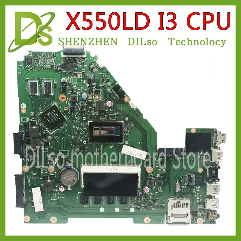 Günstig KEFU X550LD Motherboard Für ASUS X550LD X550LC A550L Y581L W518L X550LN Laptop Motherboard Original Test Motherboard I3-4010U