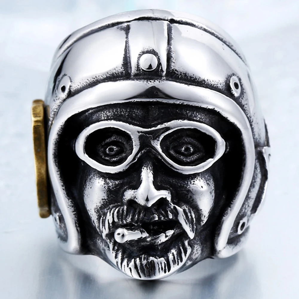 Мужское кольцо из нержавеющей стали в стиле хип-хоп | Украшения и аксессуары