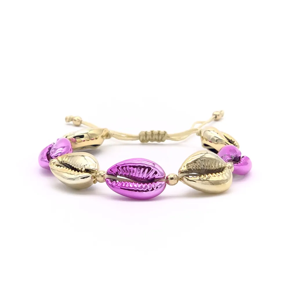 B-B190003C Insta Go2boho Puka Shell браслет Богемия женские летние ювелирные изделия мода Insta fit MIYUKI браслет Pulsera золотая пластина натуральная оболочка - Окраска металла: B-B190003C Insta