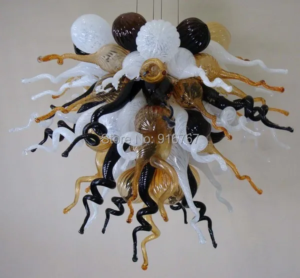 

Free Shipping UL/CE 110v/220v LED Colorful Hanging Glass Lamp Cheap Glass Chandeliers