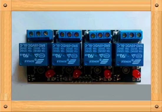 Бесплатная доставка! 4 релейный модуль/С оптопары/51 AVR PIC макетная плата