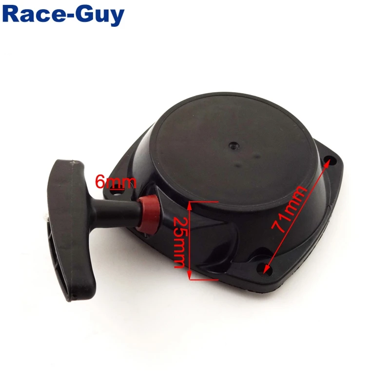 Черный вытяжной стартер для Go Ped Gsr40 TS G43L 43cc 2 тактный газ|2 stroke|pull startscooter pull start |