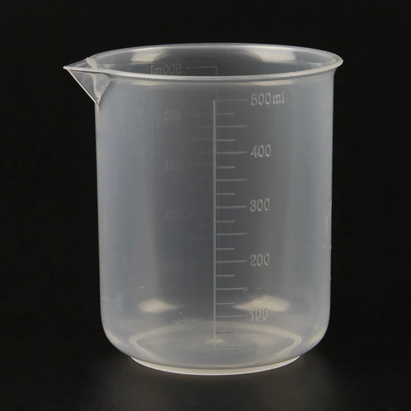 50/150 500 мл прозрачные пластиковые beakers выпускник|Лабораторный цилиндр| |