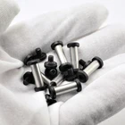 4 шт. Шестигранная розетка хвостовик винт заклепки чип резак пара замок нержавеющая сталь заклепочный патч хвостовик ногтей Fk33