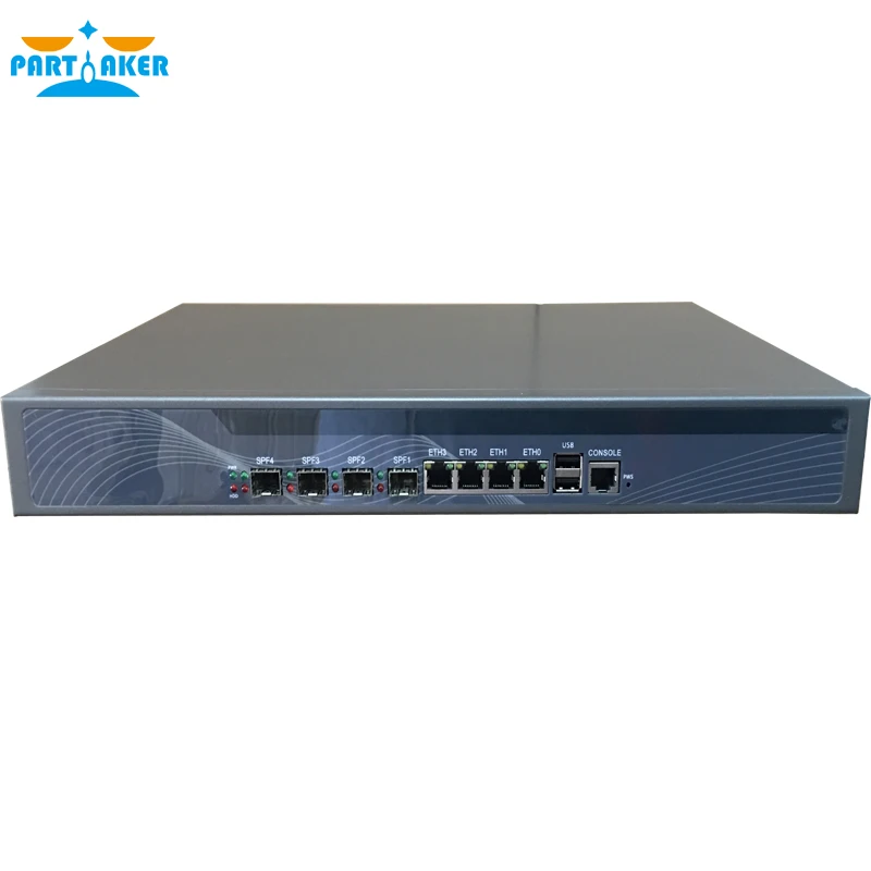 Mikrotik сервер с Intel I3 4160 8G RAM 128G SSD 4 Gigabit Ethernet оптический роутер PARTAKER R20|mikrotik server|mikrotik