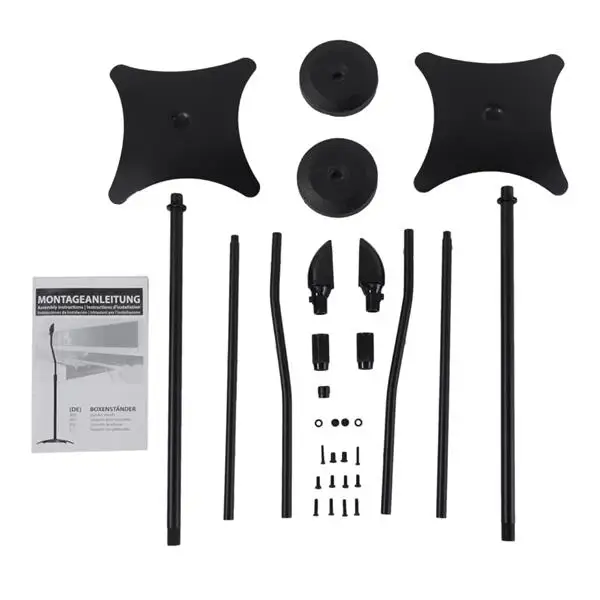 

Universal Speaker Stand Set Surround Sound Speaker Mounts Adjustable Height Speaker Accessories