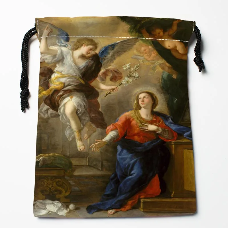 Лучший Ангел Drawstring Сумки Пользовательские хранения печатных получить мешок