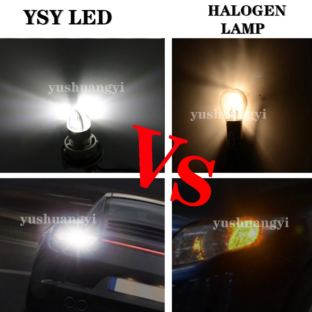 YSY 2x светодиодные T20 7443 W21/5 Вт P21W 1156 W21W 3030 6SMD 4 Автомобильный свет Led Сигнал поворота