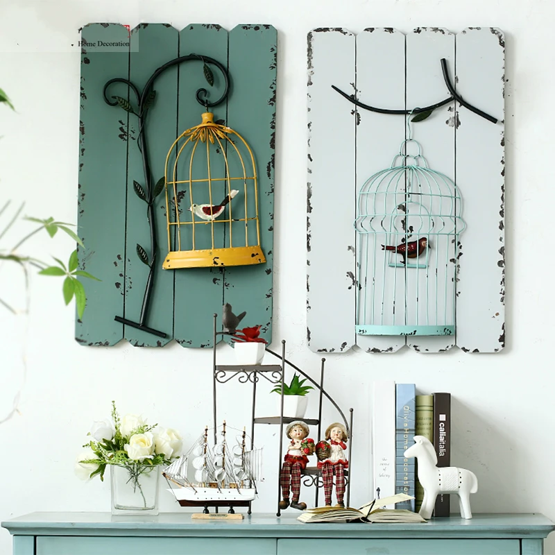 Креативная индивидуальная декоративная роспись кованого железа клетка для птиц