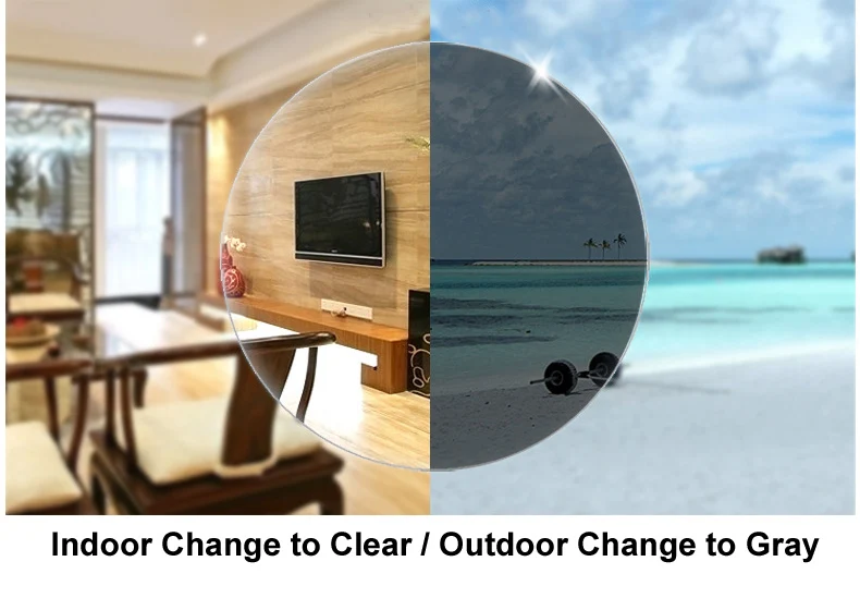 Близорукость очки фотохромные Для мужчин женщин близорукость кадр с цвет линзы