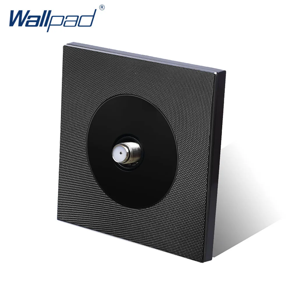 Спутниковая ТВ розетка Wallpad роскошная алюминиевая металлическая панель