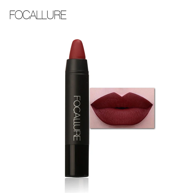 Focallure Matte карандаши для губ Косметика макияжа водостойкая помада фиолетовый