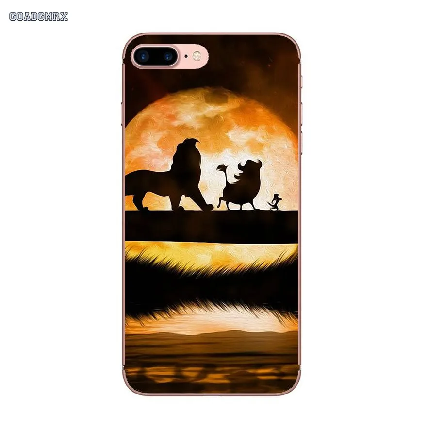 Hakuna Matata The Lion King прозрачные мягкие чехлы для iPhone 6 6S 7 8 Plus X XS MAX XR 4 4S 5 5S SE 5C | Мобильные