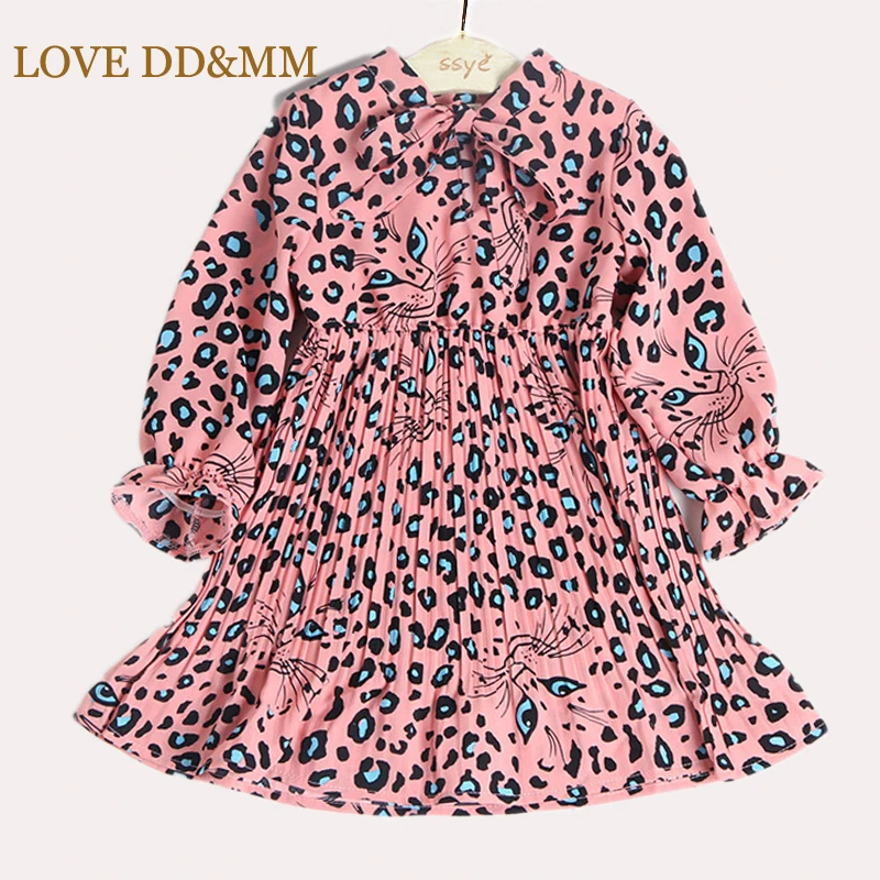 Платья для девочек LOVE DD &amp MM новинка 2022 детская одежда Модное шифоновое