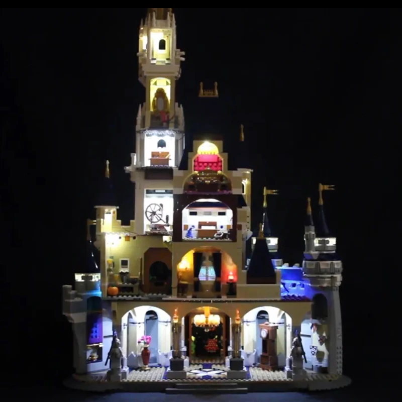 Светильник ка для Lego 71040 креативный город Золушка Замок принцессы совместимые с