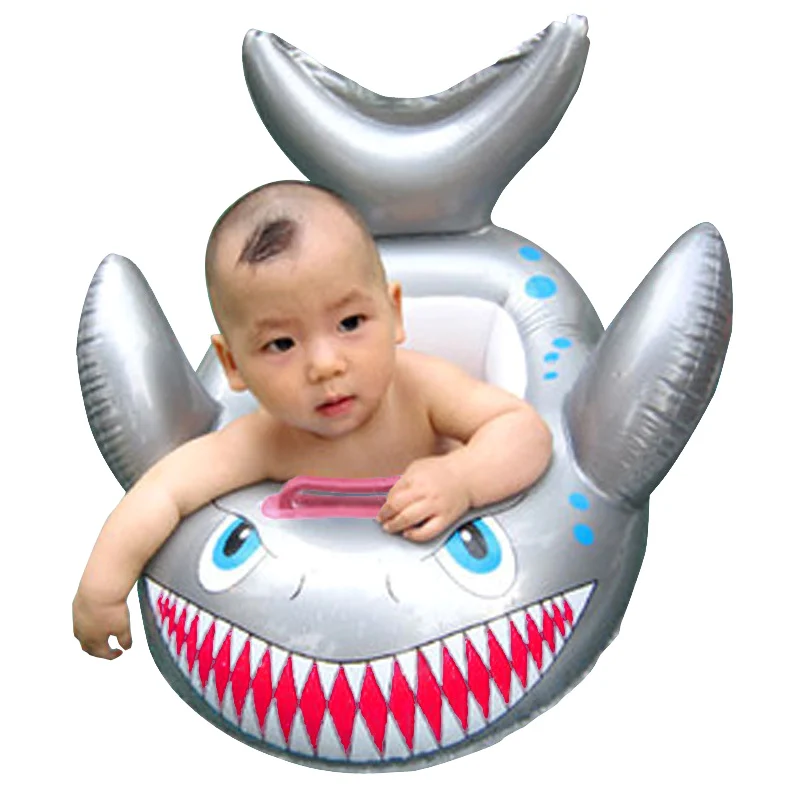 

Детское плавательное кольцо, сиденье, мультяшная Акула, надувной бассейн, плавающая водная игрушка YH-17