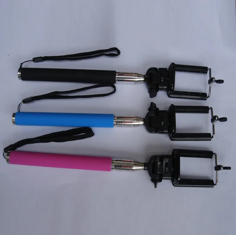 1PC 3colors Adjustable camera support Handheld Monopod autodyne artifact camera/phone for travel photograph | Электроника