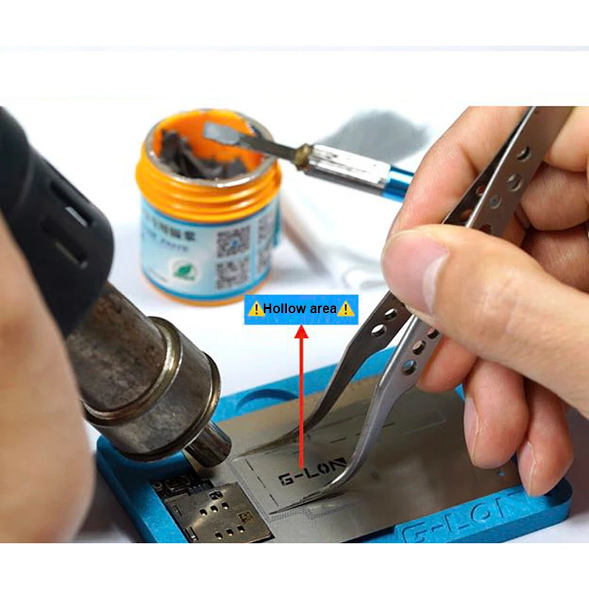 Паяльная сетка BGA трафарет для ремонта материнской платы iphone X с паяльной