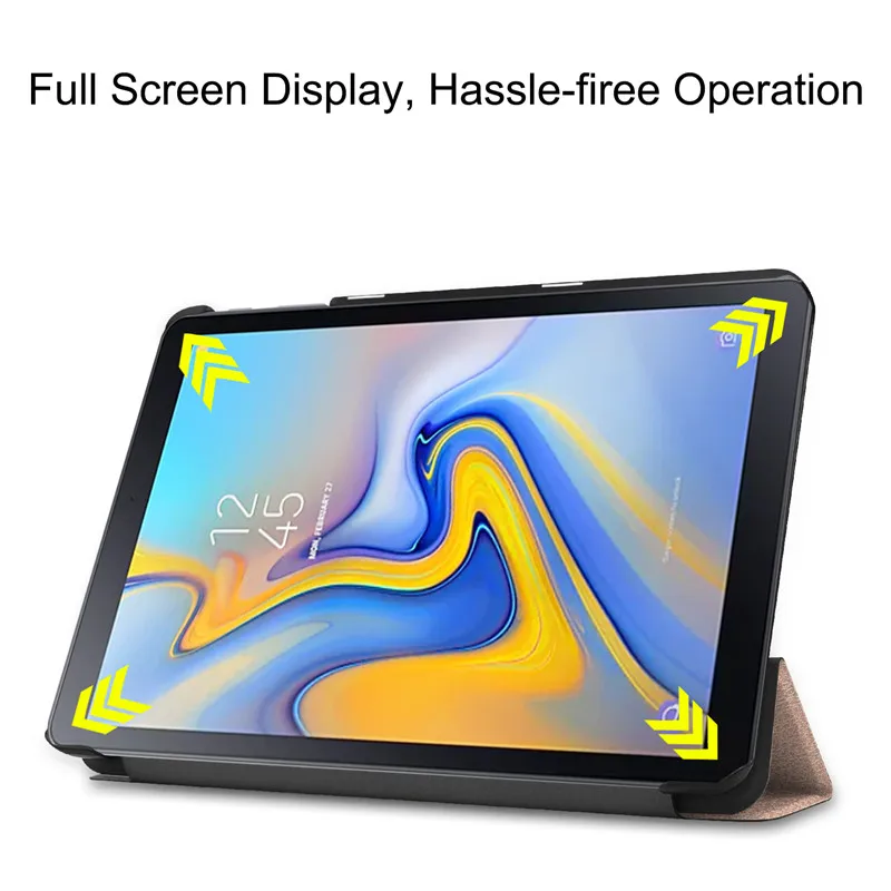 Чехол для samsung Galaxy Tab Advanced 2 10 ''SM-T583 Tablet 10", откидной Чехол из искусственной кожи, защитный чехол-подставка для samsung T583