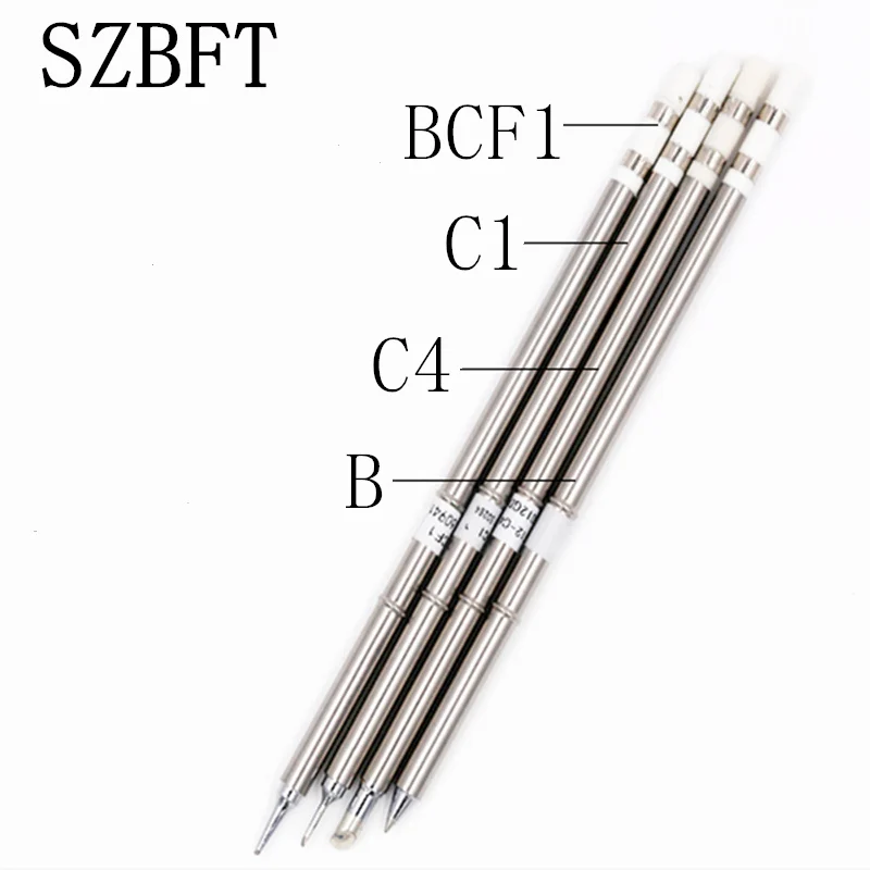 SZBFT T12-BCF1 T12-C1 C4 T12-B welding tips soldering iron stings For FX-951 FX-952 Soldering Rework Station | Инструменты