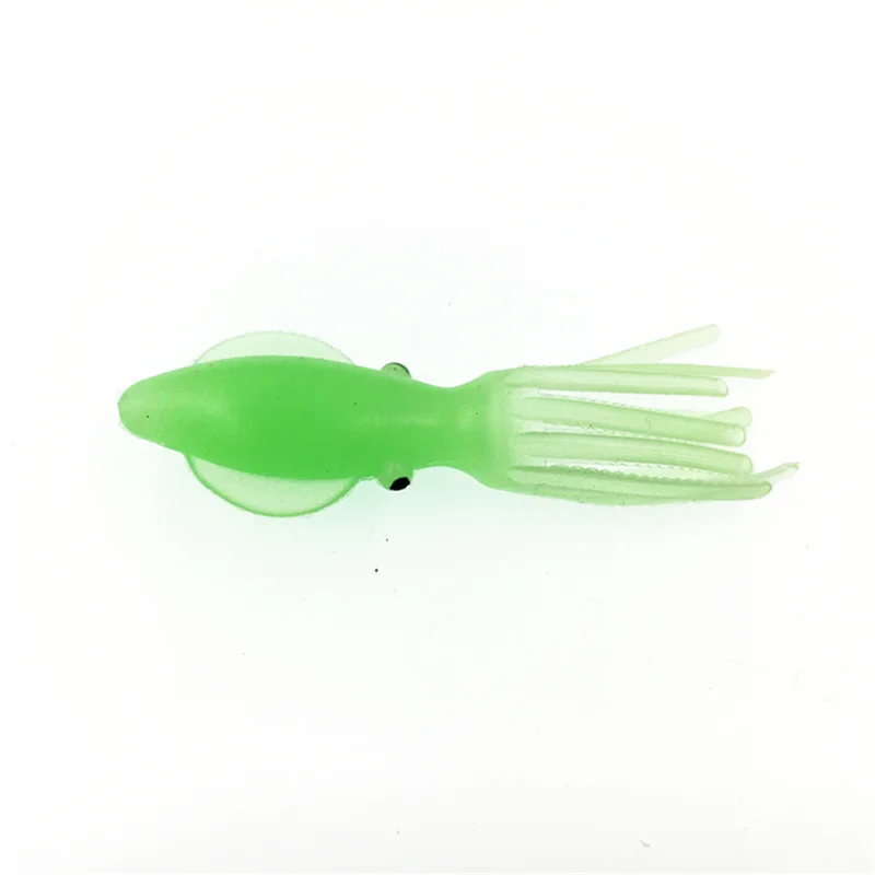 60 шт./лот мягкая резиновая приманка в виде осьминога кальмара 8 5 см 10