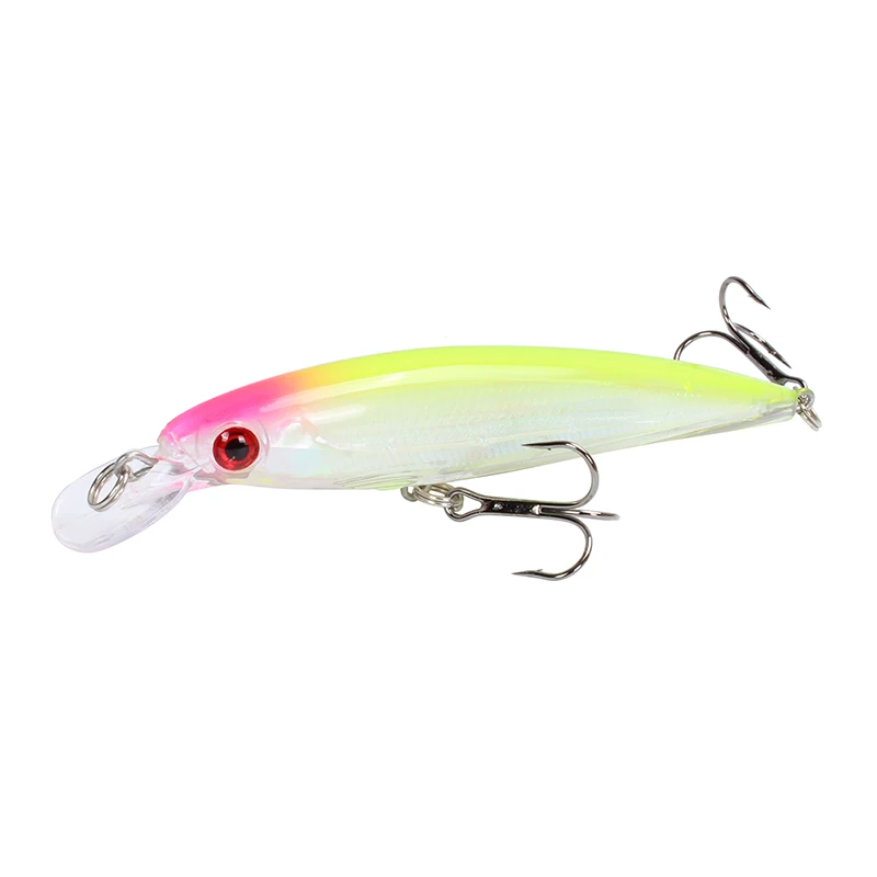 E Amlucas Minnow Fishing Lure Laser Hard Bait 11cm 13.5g Floating Fishing Wobblers Crankbait 3D Eyes Swimbait Peche Fishing Tackle - Цвет: E