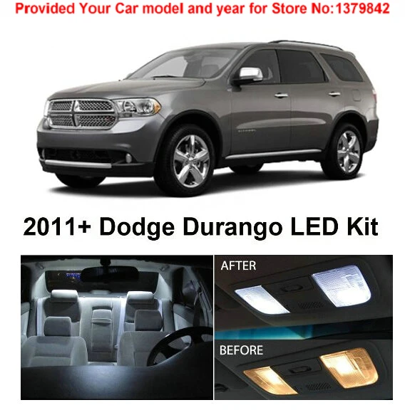 Внутренняя посылка набор для Dodge Durango 2011 & Up бесплатная доставка 15 шт. светодиодный