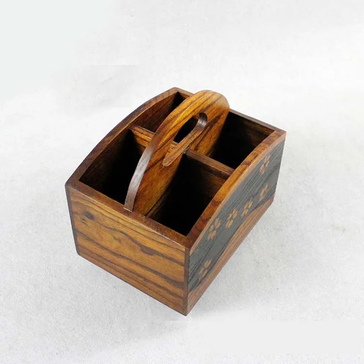 Хранилище для кухонной утвари деревянная палочка еды клетка столовые приборы