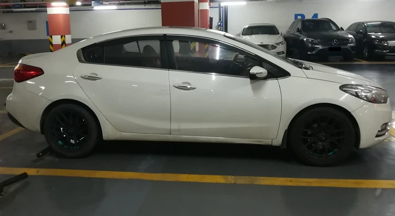Подходит для Kia K3 4 шт./компл. окна козырек Vent Оттенки Защита от солнца дождь дефлектор гвардии авто аксессуары для K3